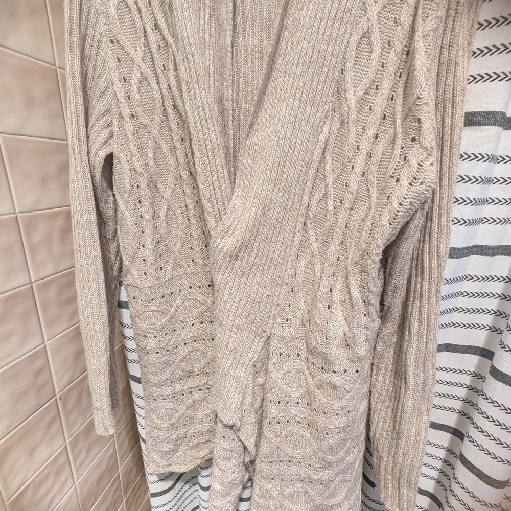 🤎🤎Beige Cardigan Women's Plus Size 2x  🤎🤎Warm And Cozy Vibes